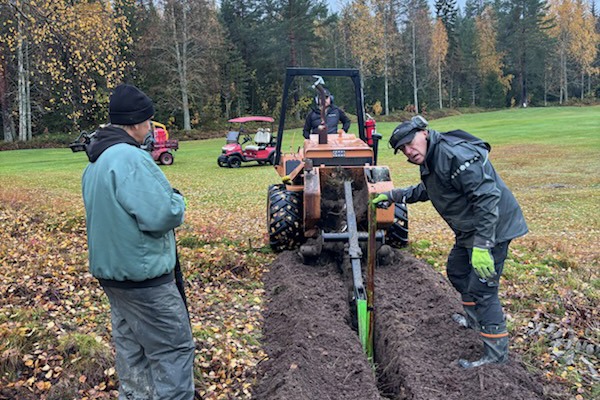 Dränering och röjning