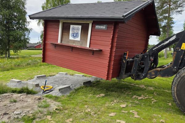 Kiosken på plats