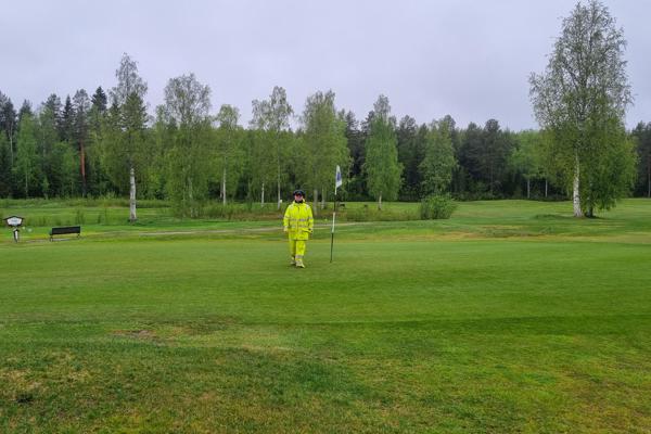 Blött men fullt spelbart